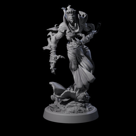 Sandy Wraith Lord D Miniature for Dungeons and Dragons, Pathfinder or other TTRPGs