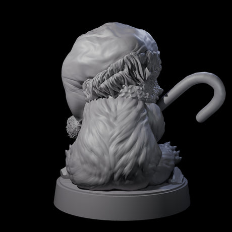 Santas Owlbear Cub Miniature for Dungeons and Dragons, Pathfinder or other TTRPGs