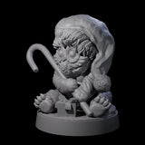 Santas Owlbear Cub Miniature for Dungeons and Dragons, Pathfinder or other TTRPGs