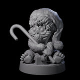 Santas Owlbear Cub Miniature for Dungeons and Dragons, Pathfinder or other TTRPGs
