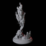 Santelmo, Flameskull Miniature for Dungeons and Dragons, Pathfinder or other TTRPGs