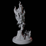 Santelmo, Flameskull Miniature for Dungeons and Dragons, Pathfinder or other TTRPGs