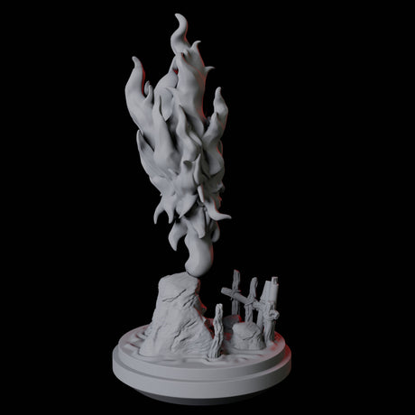 Santelmo, Flameskull Miniature for Dungeons and Dragons, Pathfinder or other TTRPGs