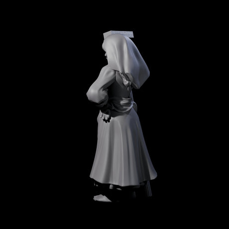 Sarcastic Washerwoman Miniature for Dungeons and Dragons, Pathfinder or other TTRPGs