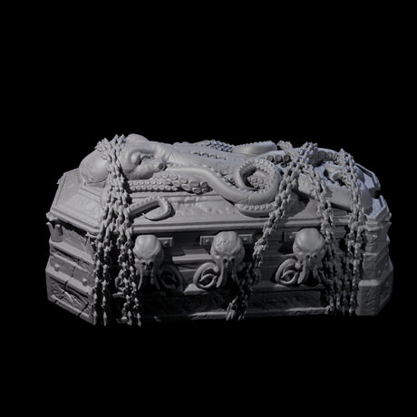 Sarcophagus Mimic Miniature for Dungeons and Dragons, Pathfinder or other TTRPGs