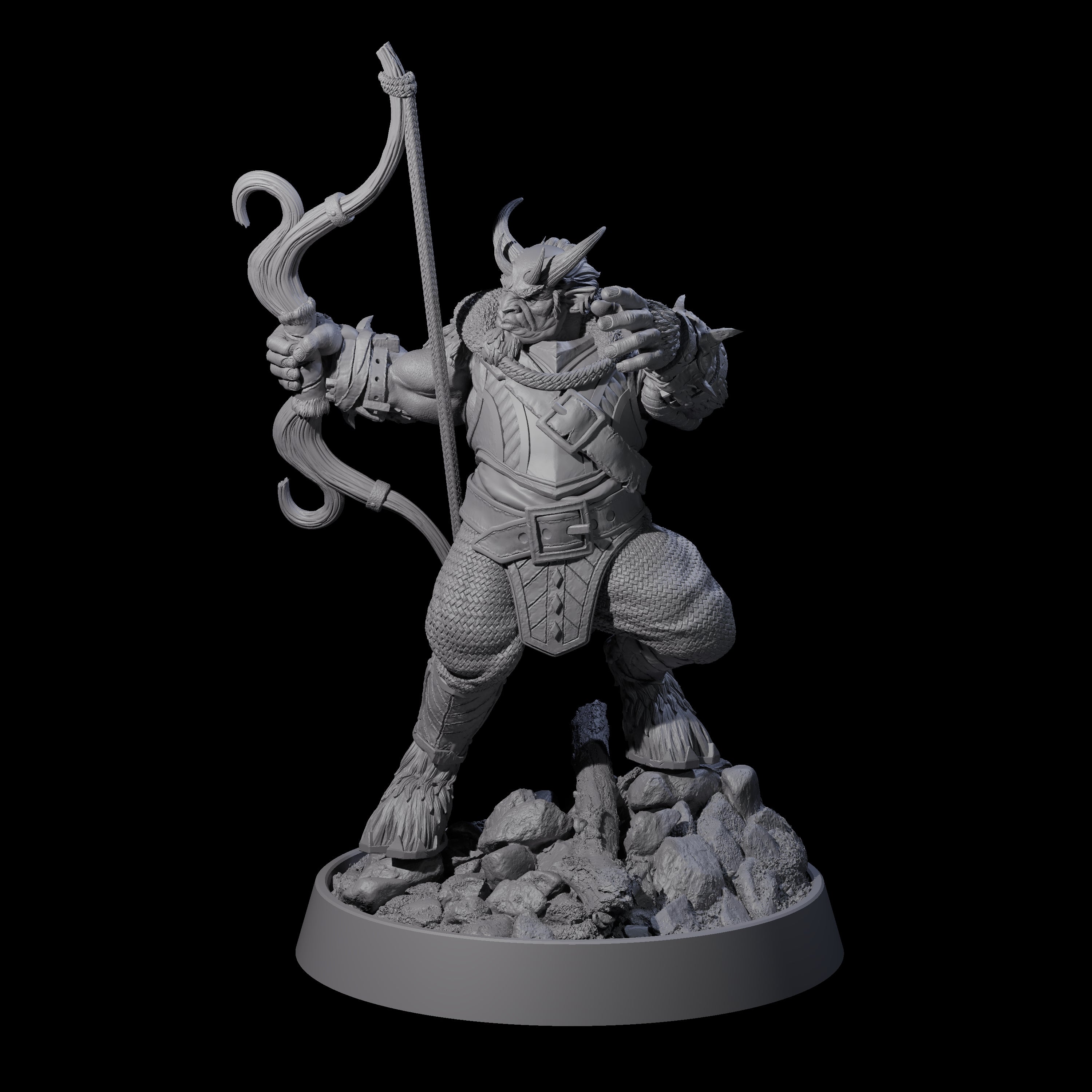 Satyr Guardians of the Forest Miniature for Dungeons and Dragons, Pathfinder or other TTRPGs