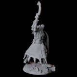 Saurian War Priest A Miniature for Dungeons and Dragons, Pathfinder or other TTRPGs