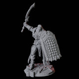 Saurian War Priest A Miniature for Dungeons and Dragons, Pathfinder or other TTRPGs