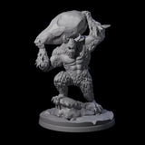 Savage Demonic Yeti Miniature for Dungeons and Dragons, Pathfinder or other TTRPGs