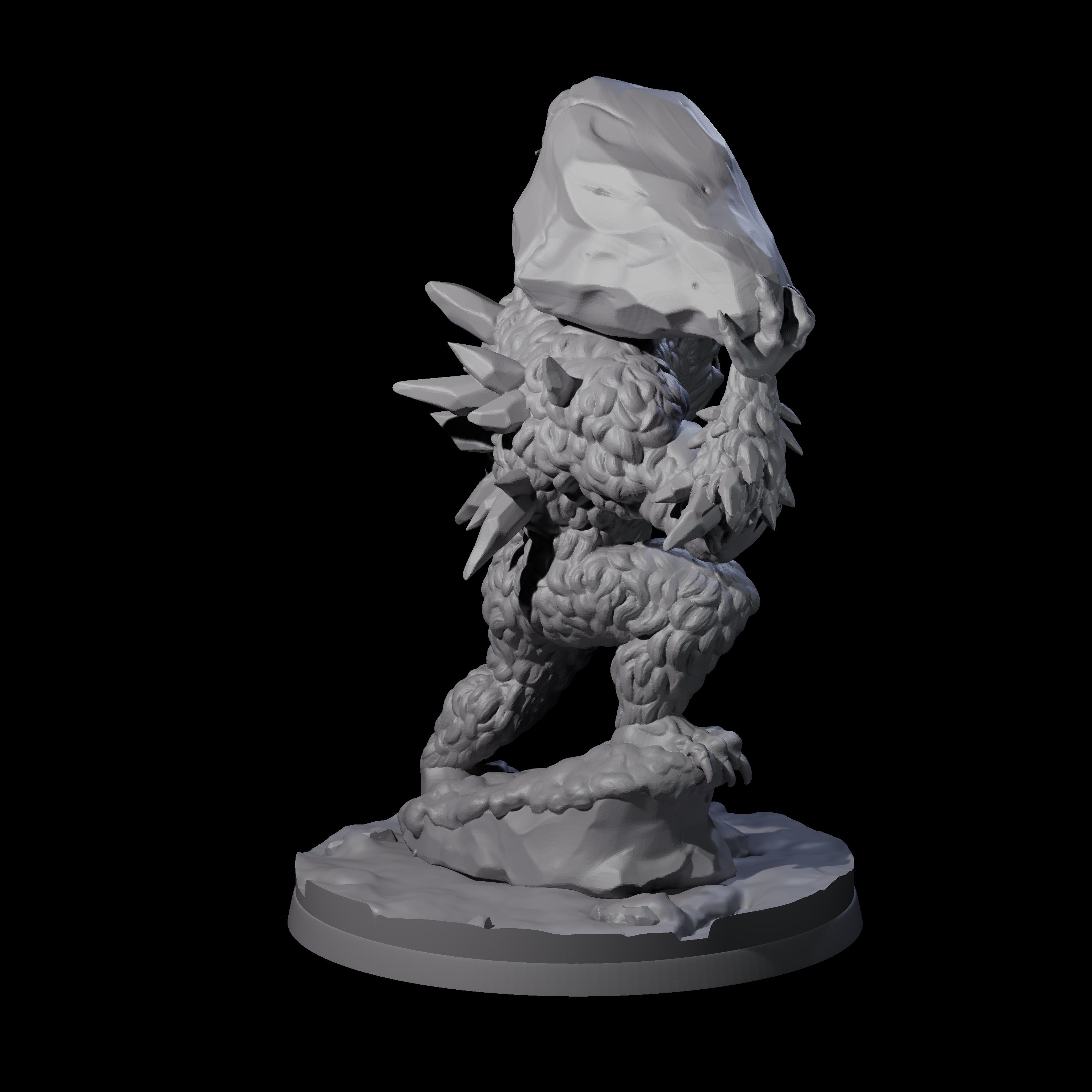 Savage Demonic Yeti Miniature for Dungeons and Dragons, Pathfinder or other TTRPGs