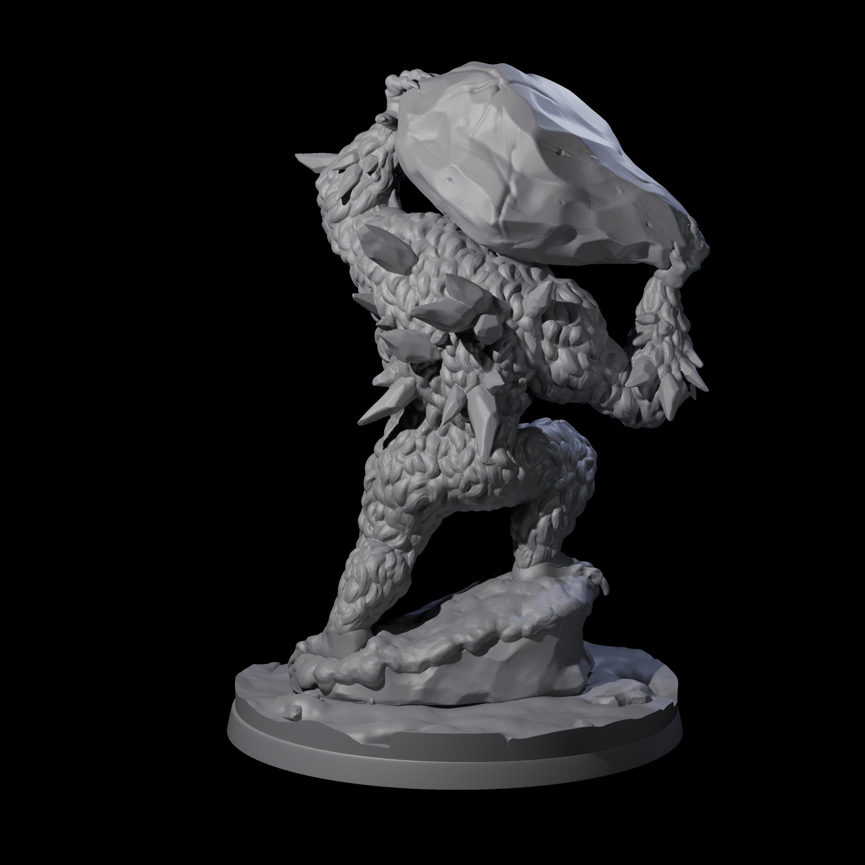 Savage Demonic Yeti Miniature for Dungeons and Dragons, Pathfinder or other TTRPGs