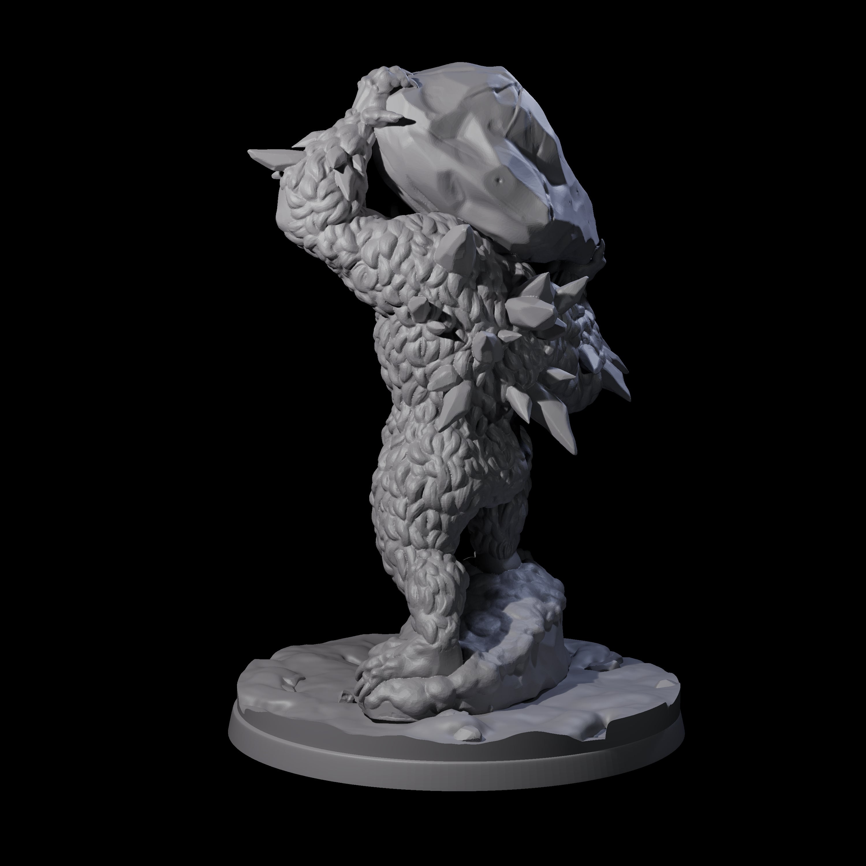 Savage Demonic Yeti Miniature for Dungeons and Dragons, Pathfinder or other TTRPGs