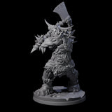 Savage Frost Giant Warrior Miniature for Dungeons and Dragons, Pathfinder or other TTRPGs