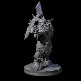 Savage Frost Giant Warrior Miniature for Dungeons and Dragons, Pathfinder or other TTRPGs
