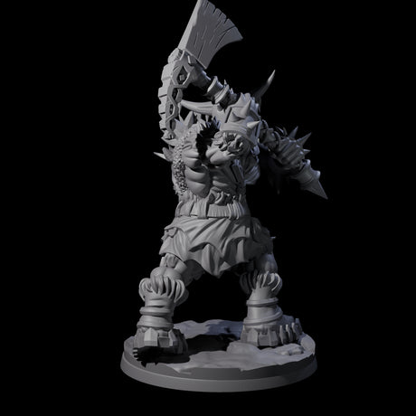 Savage Frost Giant Warrior Miniature for Dungeons and Dragons, Pathfinder or other TTRPGs