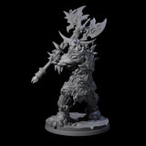 Savage Frost Giant Warrior Miniature for Dungeons and Dragons, Pathfinder or other TTRPGs