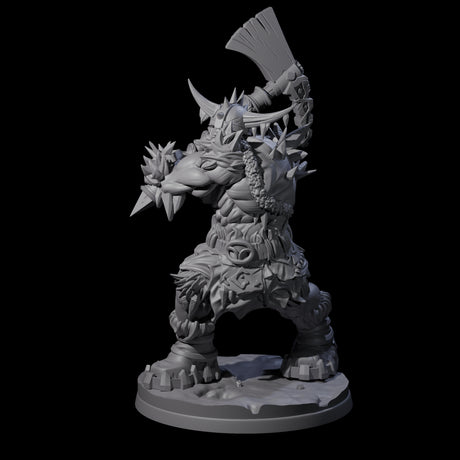 Savage Frost Giant Warrior Miniature for Dungeons and Dragons, Pathfinder or other TTRPGs
