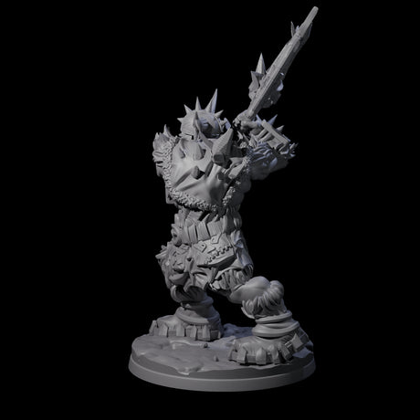 Savage Frost Giant Warrior Miniature for Dungeons and Dragons, Pathfinder or other TTRPGs
