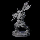 Savage Frost Giant Warrior Miniature for Dungeons and Dragons, Pathfinder or other TTRPGs