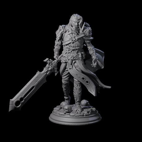 Savage Master Vampire Fighter Miniature for Dungeons and Dragons, Pathfinder or other TTRPGs
