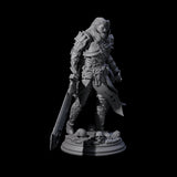 Savage Master Vampire Fighter Miniature for Dungeons and Dragons, Pathfinder or other TTRPGs