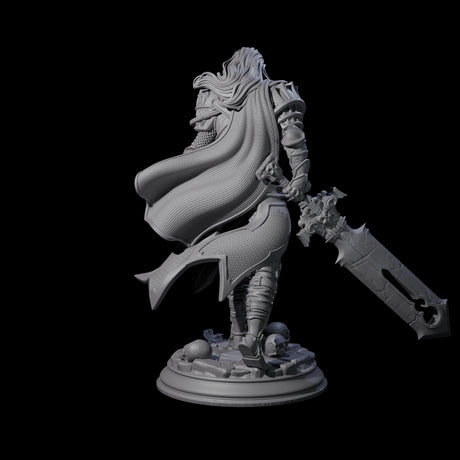 Savage Master Vampire Fighter Miniature for Dungeons and Dragons, Pathfinder or other TTRPGs