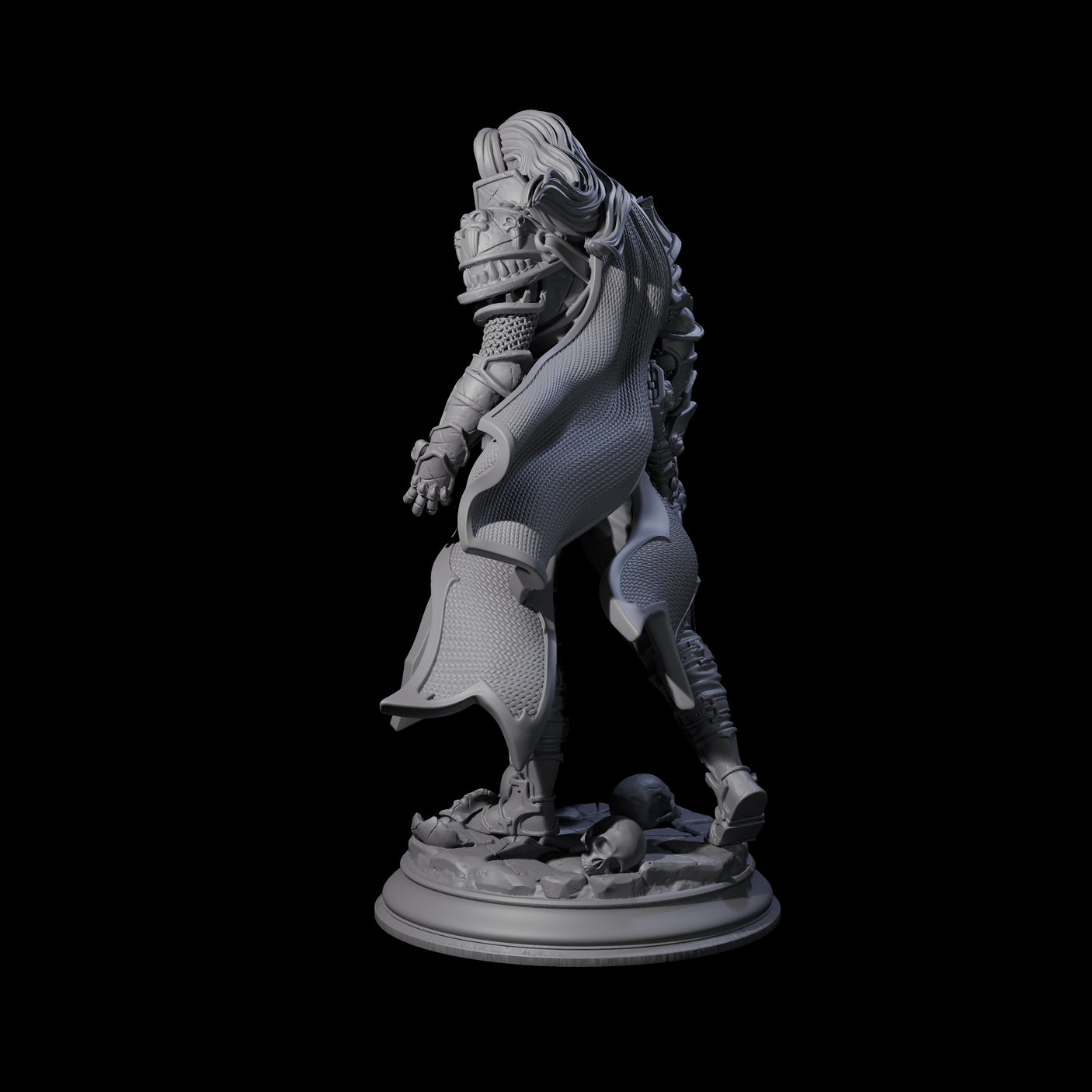 Savage Master Vampire Fighter Miniature for Dungeons and Dragons, Pathfinder or other TTRPGs