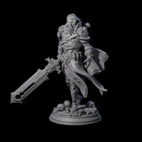 Savage Master Vampire Fighter Miniature for Dungeons and Dragons, Pathfinder or other TTRPGs