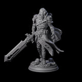Savage Master Vampire Fighter Miniature for Dungeons and Dragons, Pathfinder or other TTRPGs