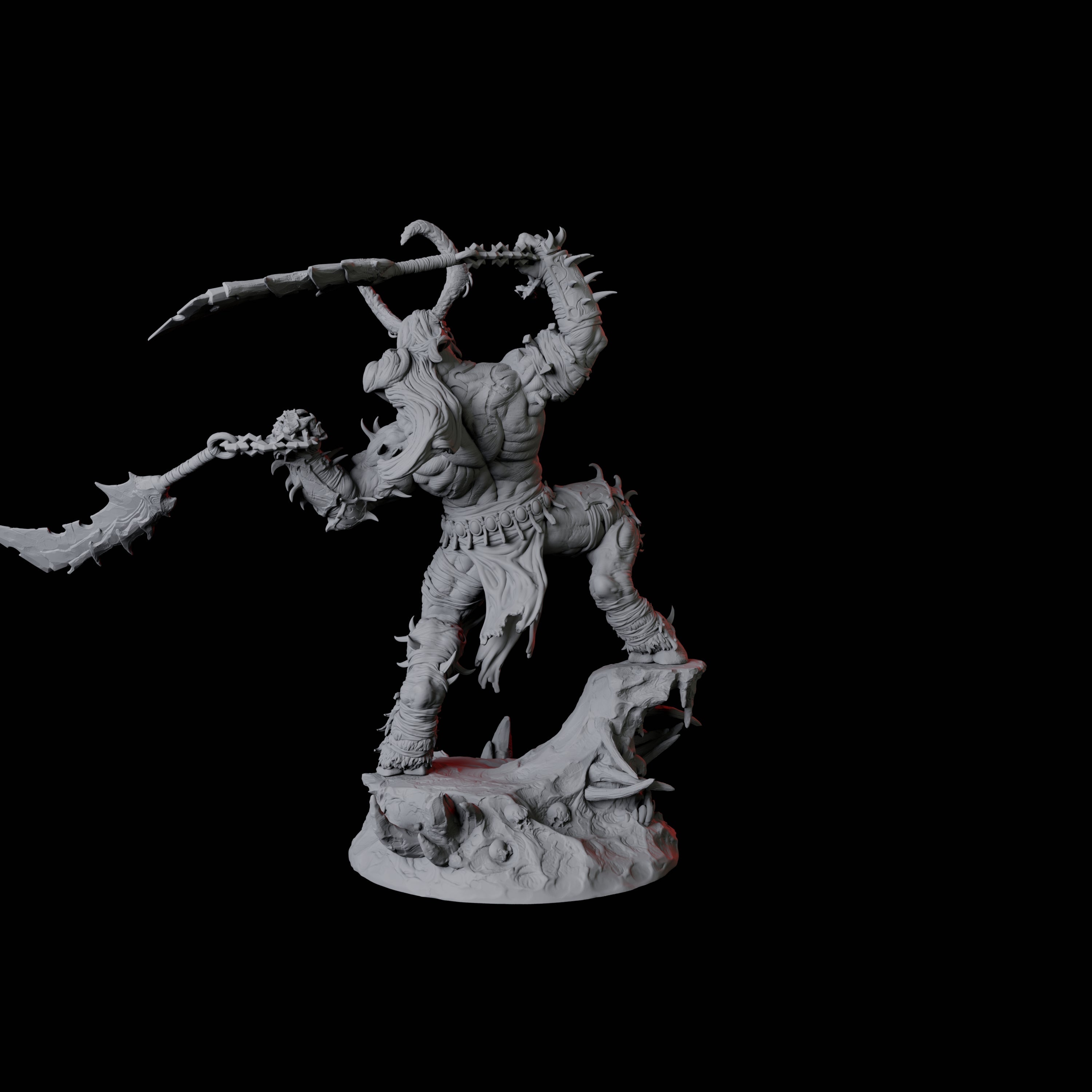 Savage Roru Demon A Miniature for Dungeons and Dragons, Pathfinder or other TTRPGs