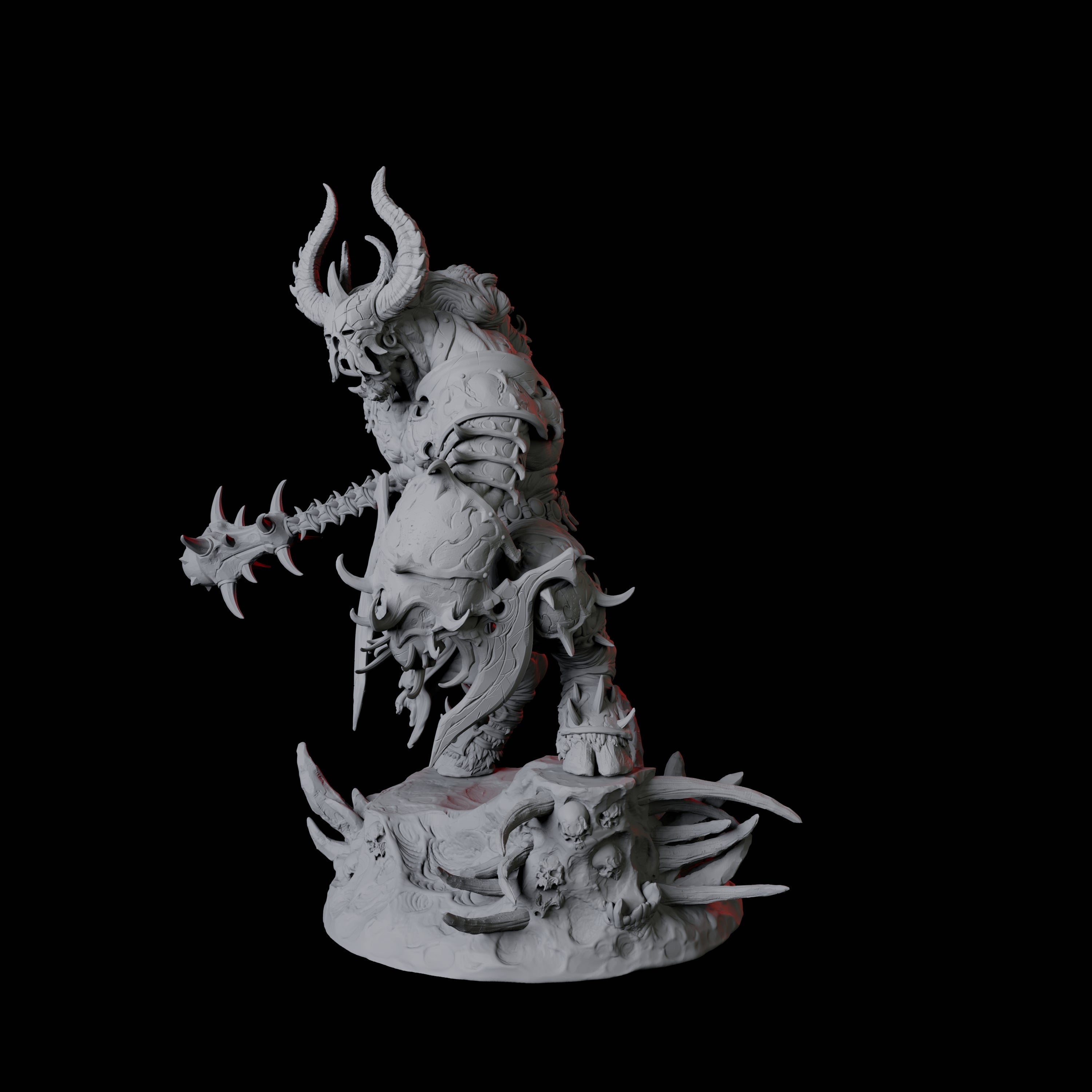 Savage Roru Demon C Miniature for Dungeons and Dragons, Pathfinder or other TTRPGs