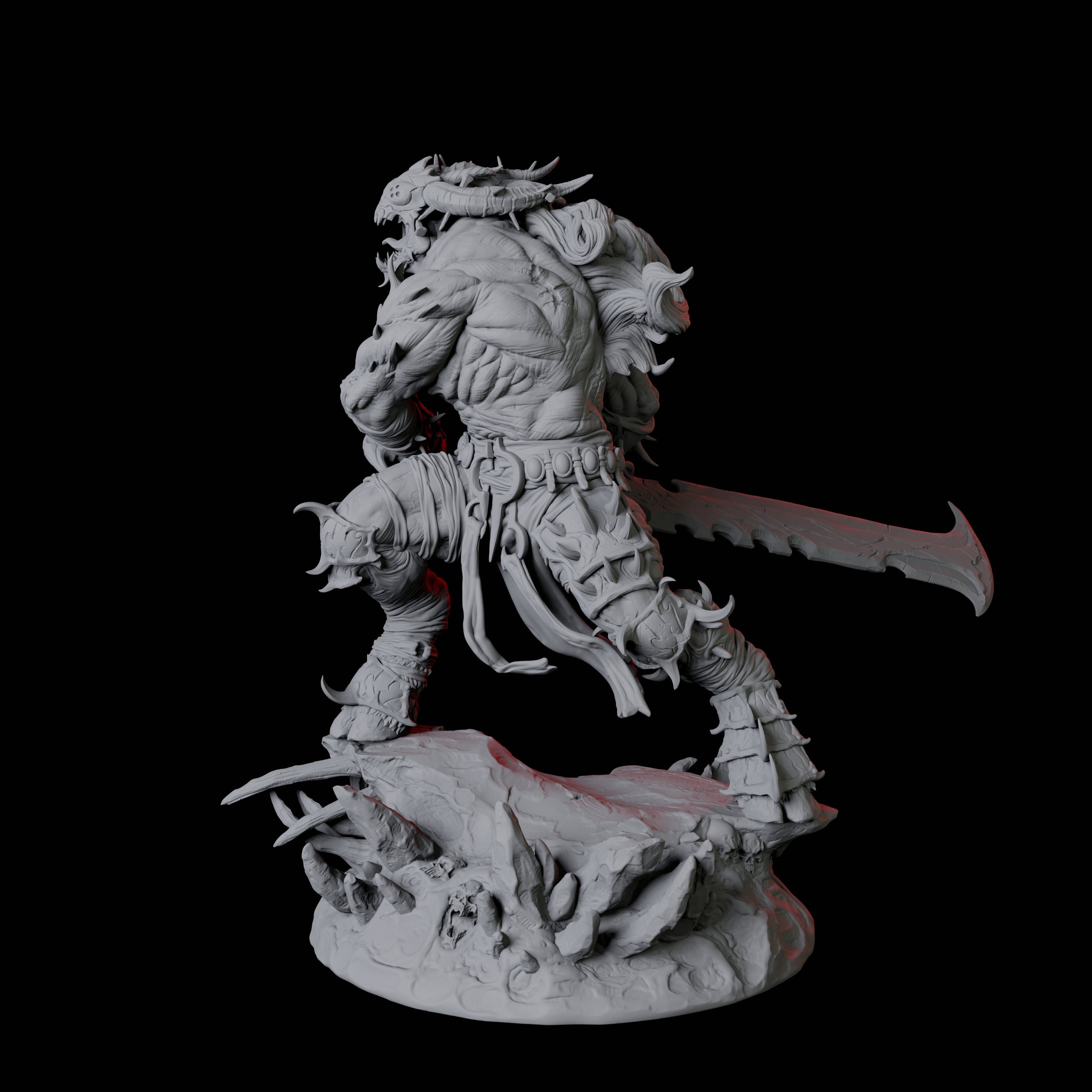 Savage Roru Demon D Miniature for Dungeons and Dragons, Pathfinder or other TTRPGs