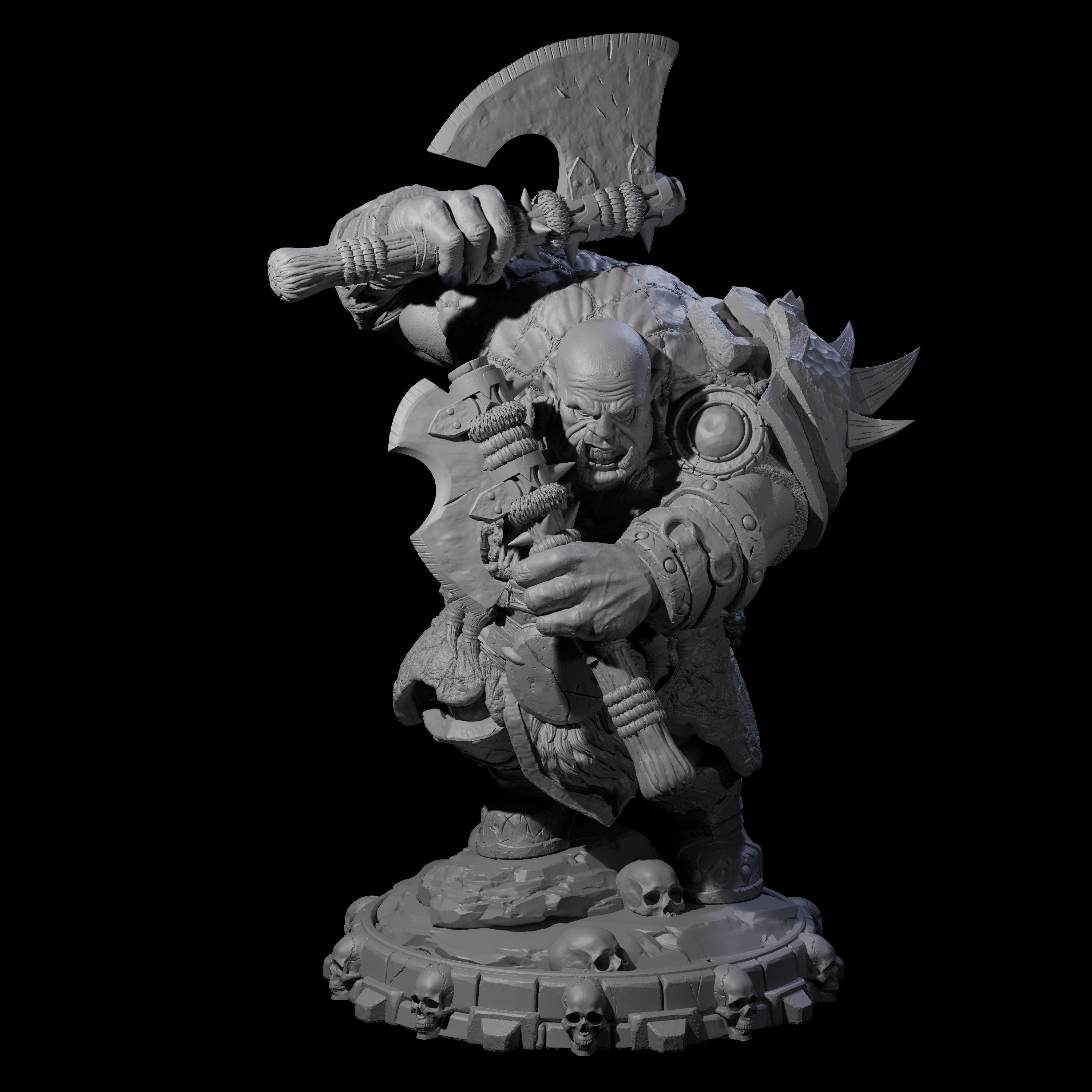 Savage Skullmarch Ogre A Miniature for Dungeons and Dragons, Pathfinder or other TTRPGs