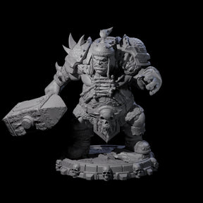 Savage Skullmarch Ogre C Miniature for Dungeons and Dragons, Pathfinder or other TTRPGs