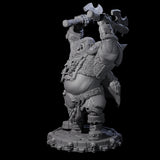 Savage Skullmarch Ogre D Miniature for Dungeons and Dragons, Pathfinder or other TTRPGs
