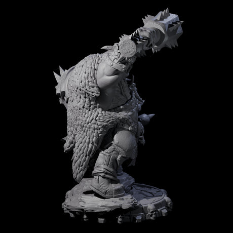 Savage Skullmarch Ogre E Miniature for Dungeons and Dragons, Pathfinder or other TTRPGs