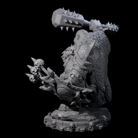 Savage Skullmarch Ogre E Miniature for Dungeons and Dragons, Pathfinder or other TTRPGs