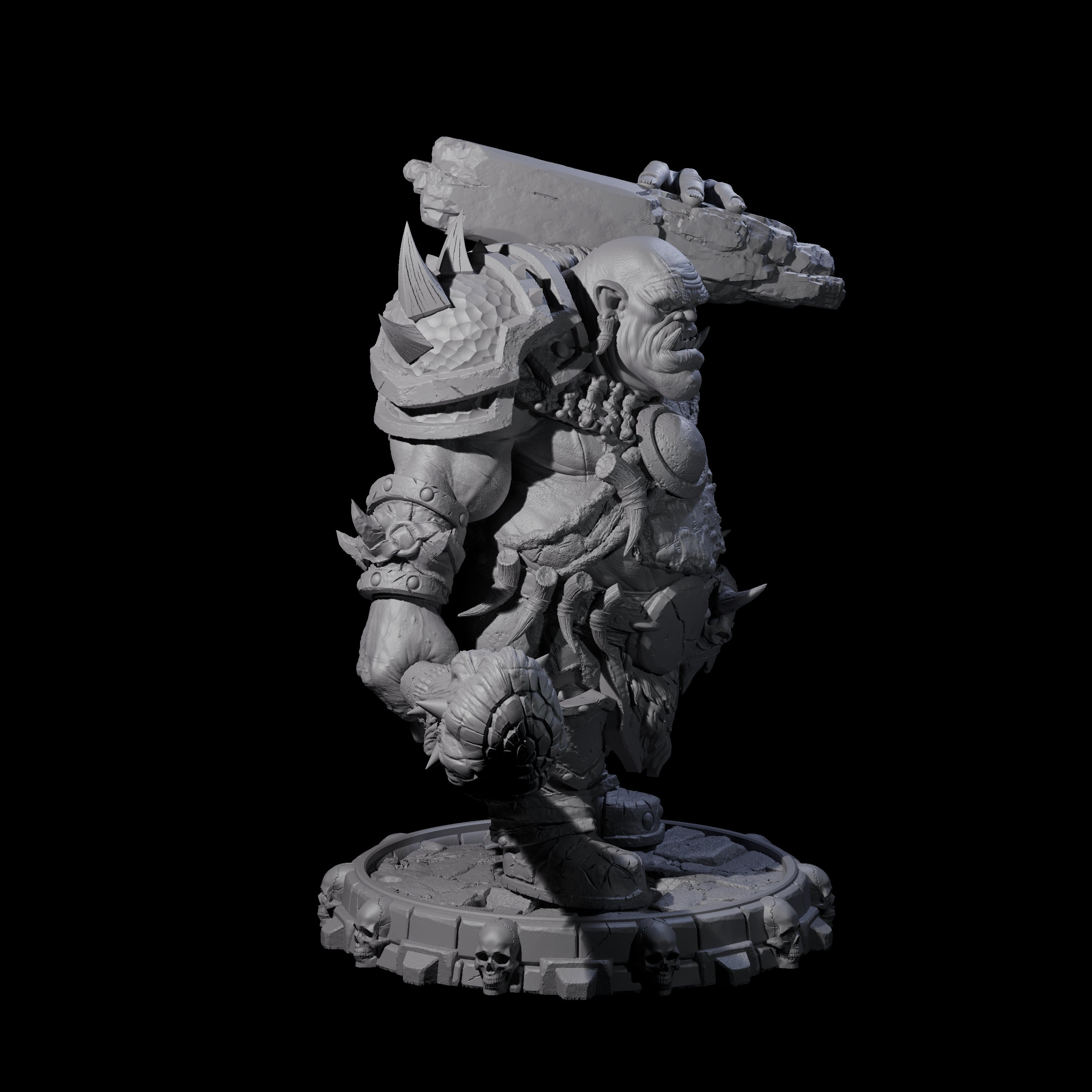Savage Skullmarch Ogre F Miniature for Dungeons and Dragons, Pathfinder or other TTRPGs