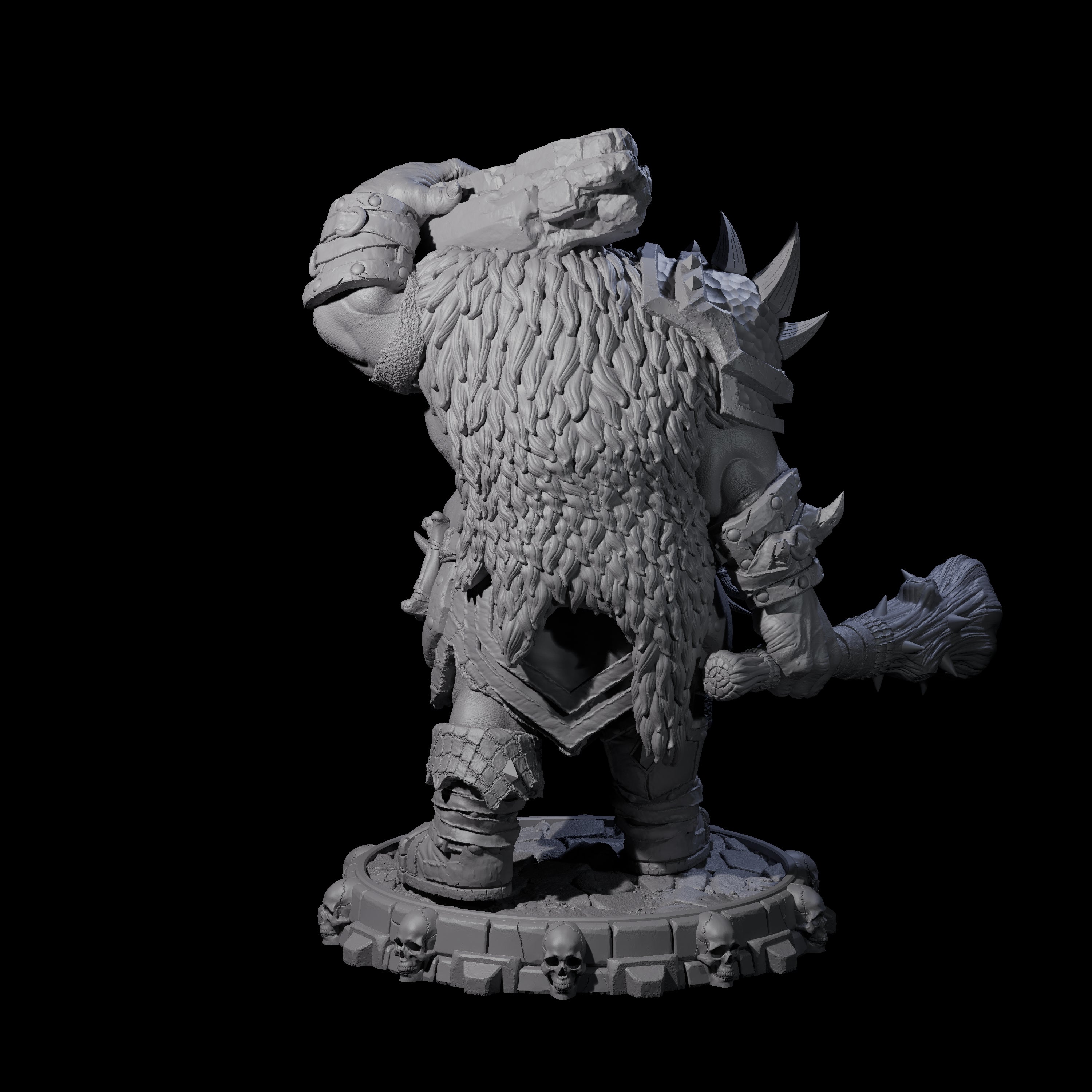 Savage Skullmarch Ogre F Miniature for Dungeons and Dragons, Pathfinder or other TTRPGs