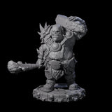 Savage Skullmarch Ogre F Miniature for Dungeons and Dragons, Pathfinder or other TTRPGs