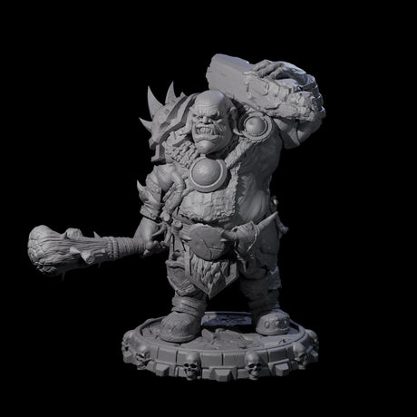 Savage Skullmarch Ogre F Miniature for Dungeons and Dragons, Pathfinder or other TTRPGs