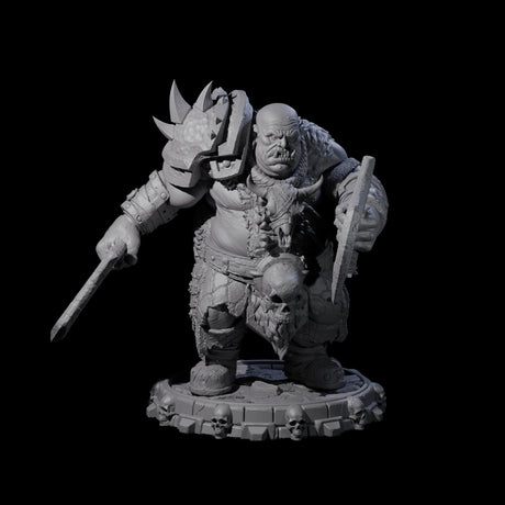 Savage Skullmarch Ogre G Miniature for Dungeons and Dragons, Pathfinder or other TTRPGs