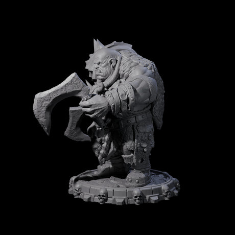 Savage Skullmarch Ogre G Miniature for Dungeons and Dragons, Pathfinder or other TTRPGs
