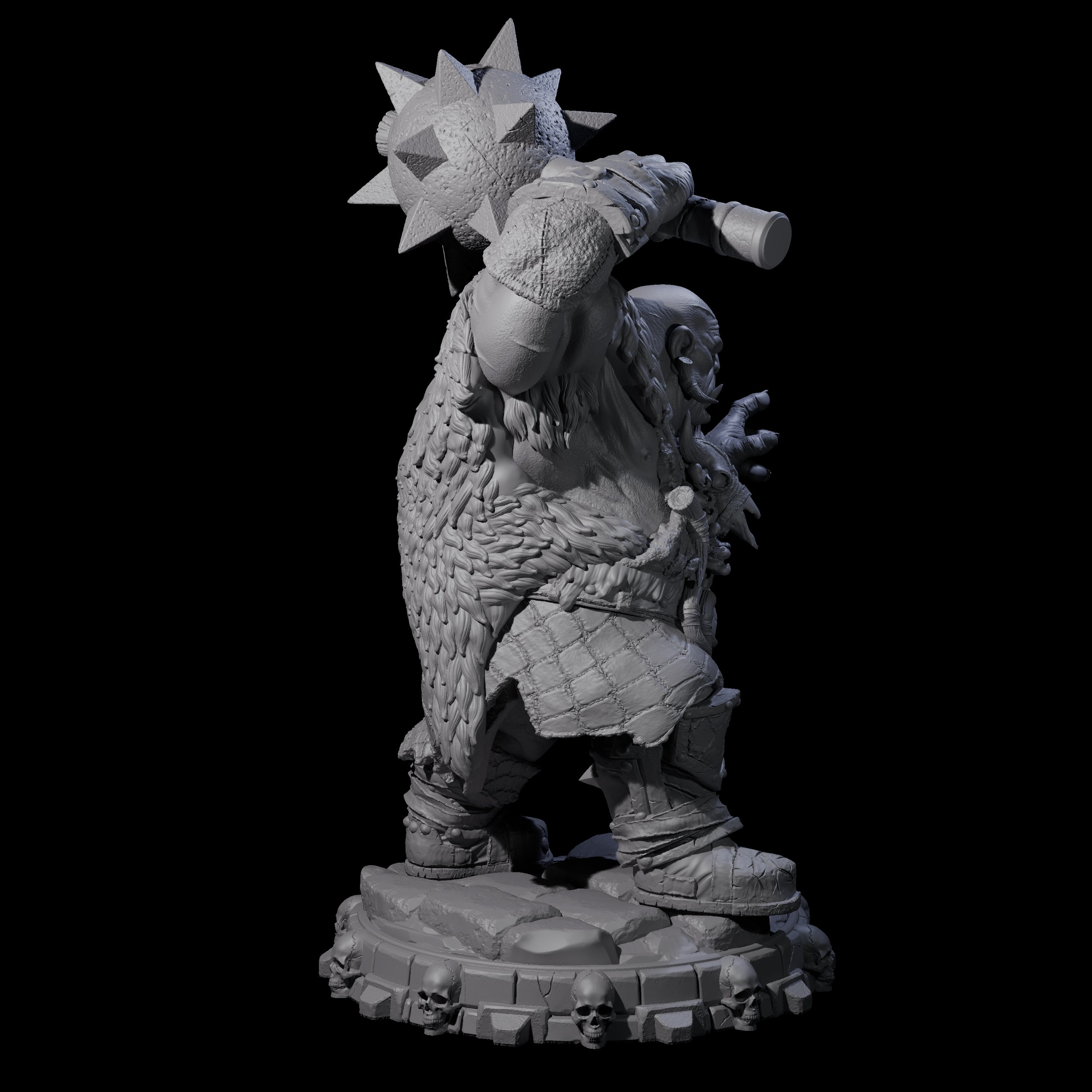 Savage Skullmarch Ogre H Miniature for Dungeons and Dragons, Pathfinder or other TTRPGs