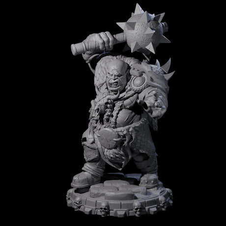 Savage Skullmarch Ogre H Miniature for Dungeons and Dragons, Pathfinder or other TTRPGs