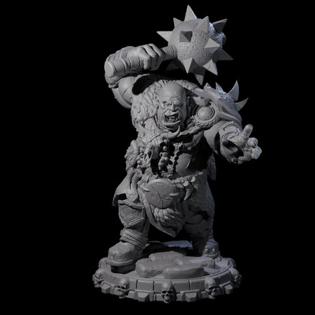 Savage Skullmarch Ogre H Miniature for Dungeons and Dragons, Pathfinder or other TTRPGs