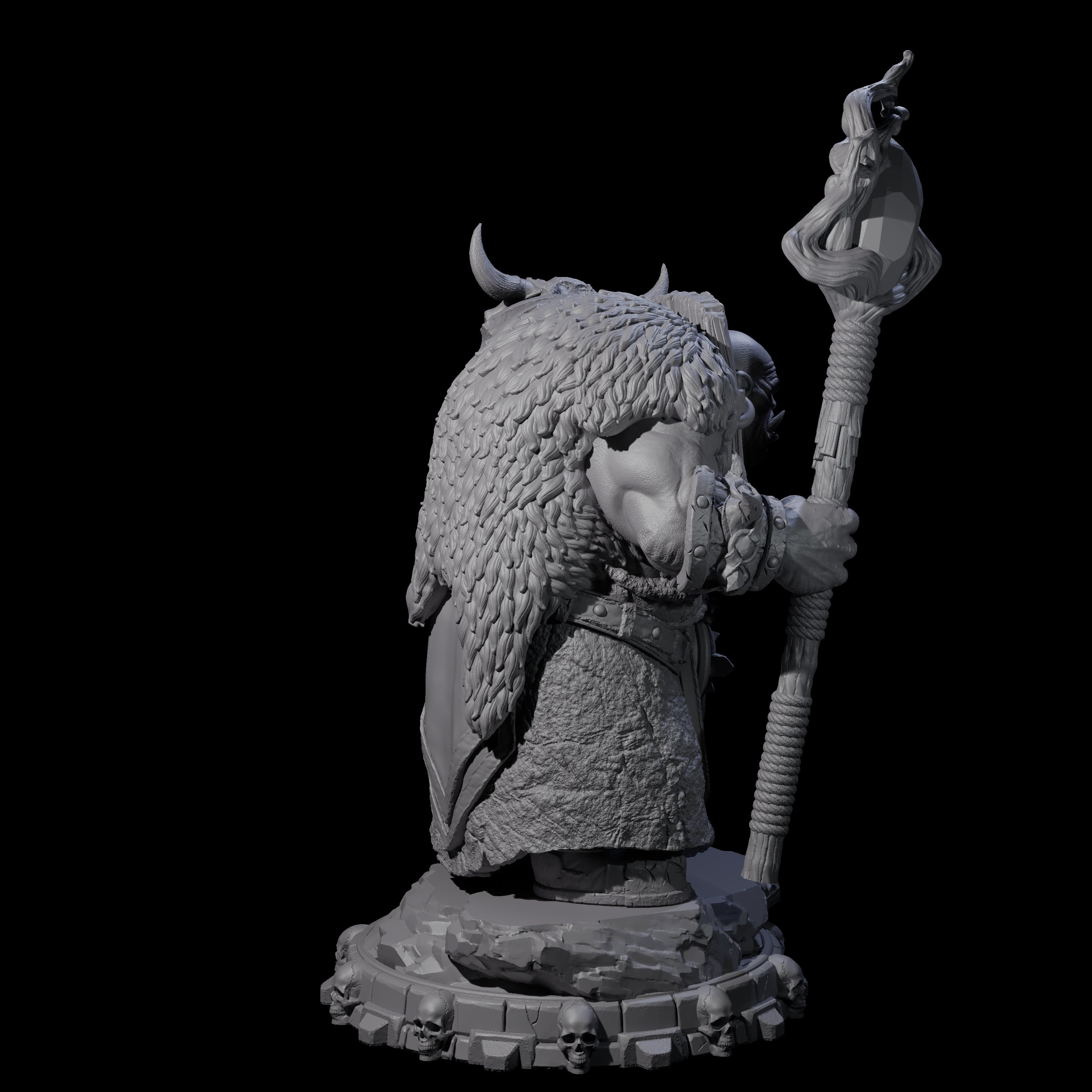 Savage Skullmarch Ogre I Miniature for Dungeons and Dragons, Pathfinder or other TTRPGs