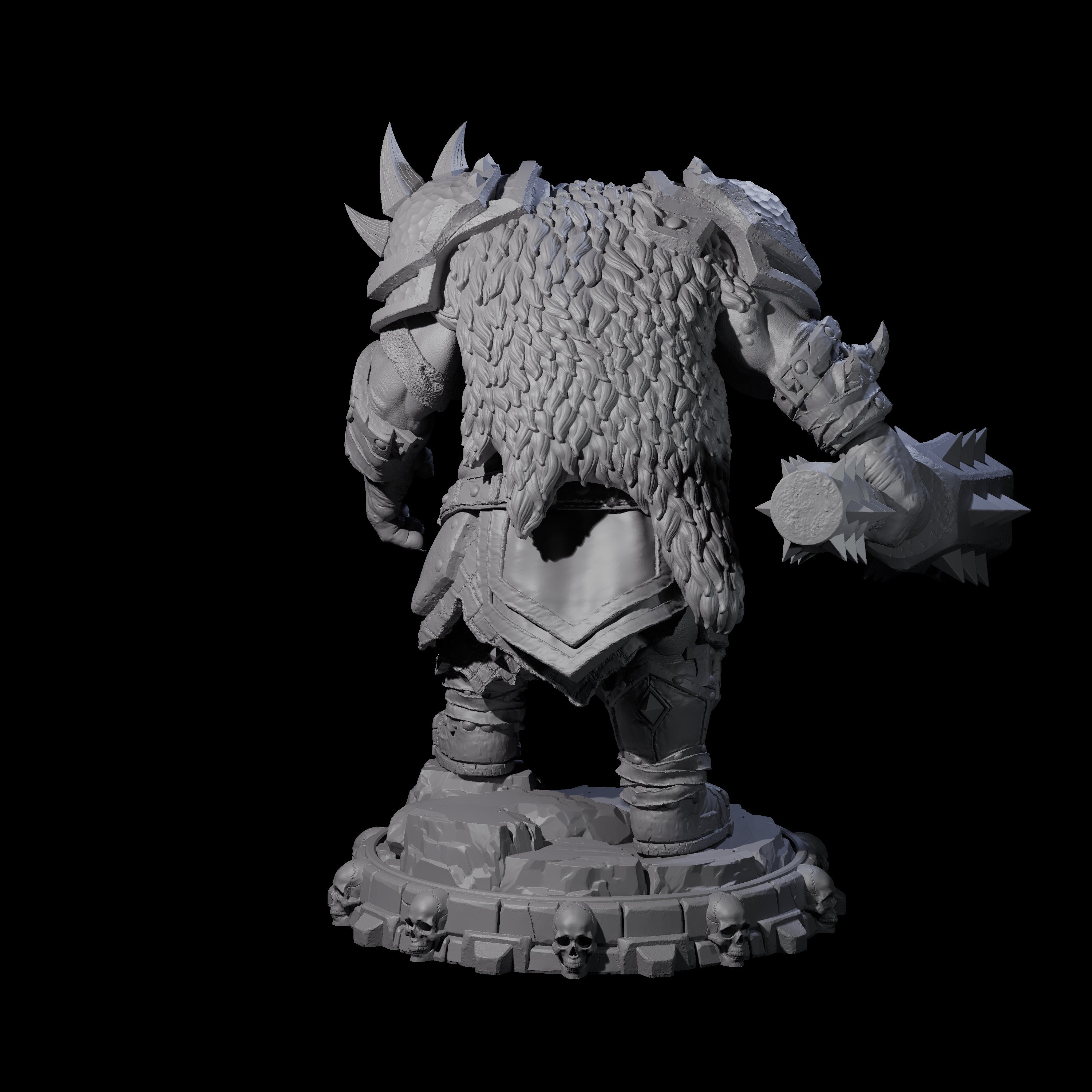 Savage Skullmarch Ogre J Miniature for Dungeons and Dragons, Pathfinder or other TTRPGs
