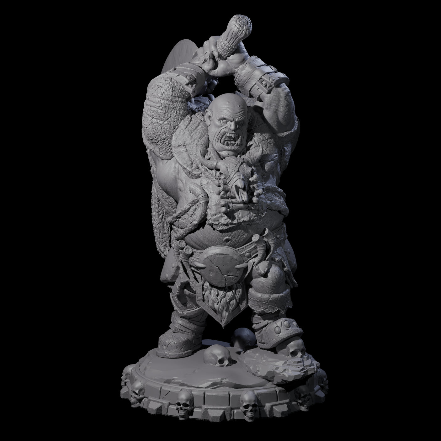 Savage Skullmarch Ogre K Miniature for Dungeons and Dragons, Pathfinder or other TTRPGs