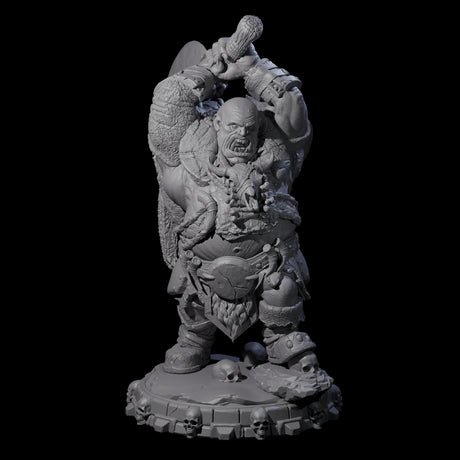 Savage Skullmarch Ogre K Miniature for Dungeons and Dragons, Pathfinder or other TTRPGs